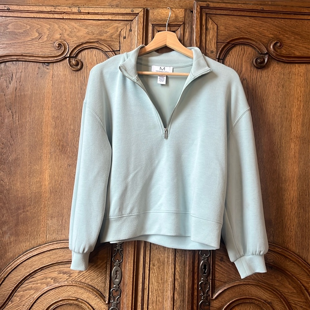 Magaschoni half zip top